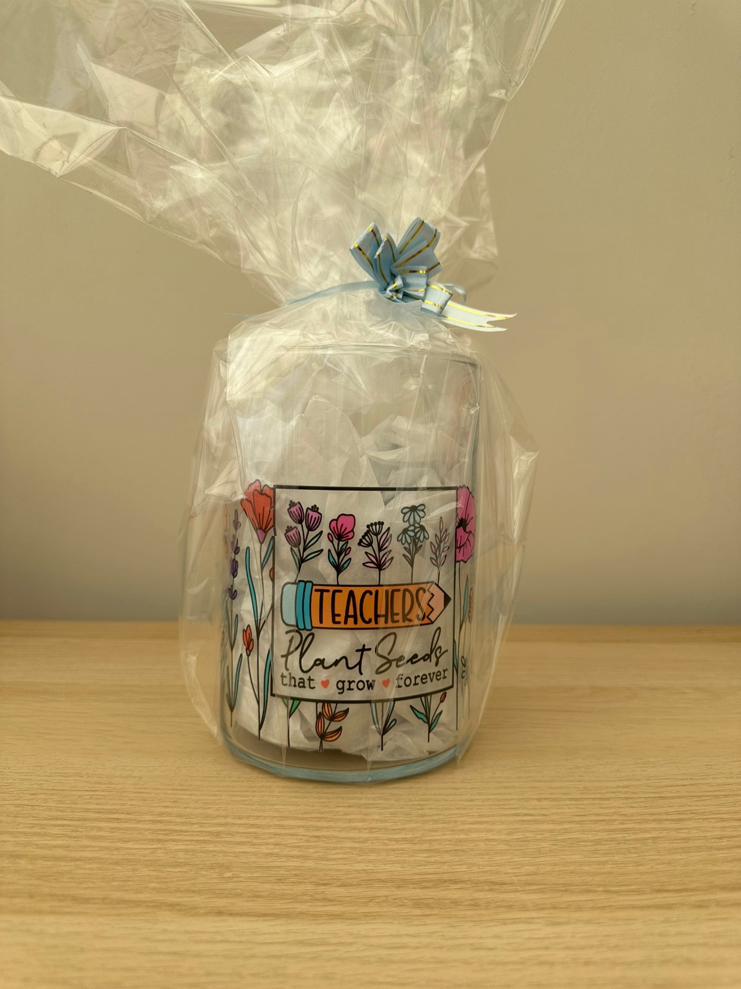 Teacher Vase Pencil design