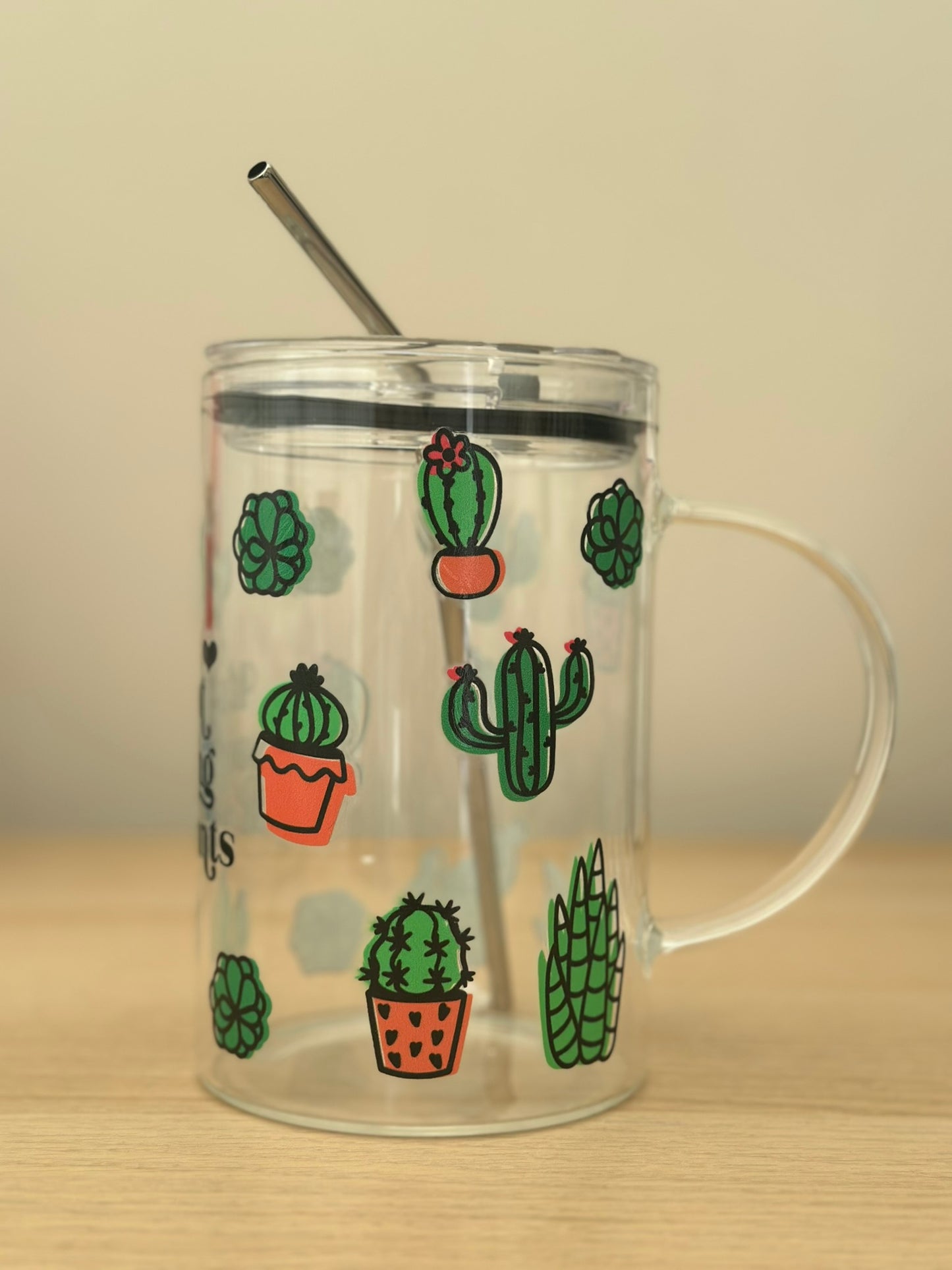 Plants Glass Cup