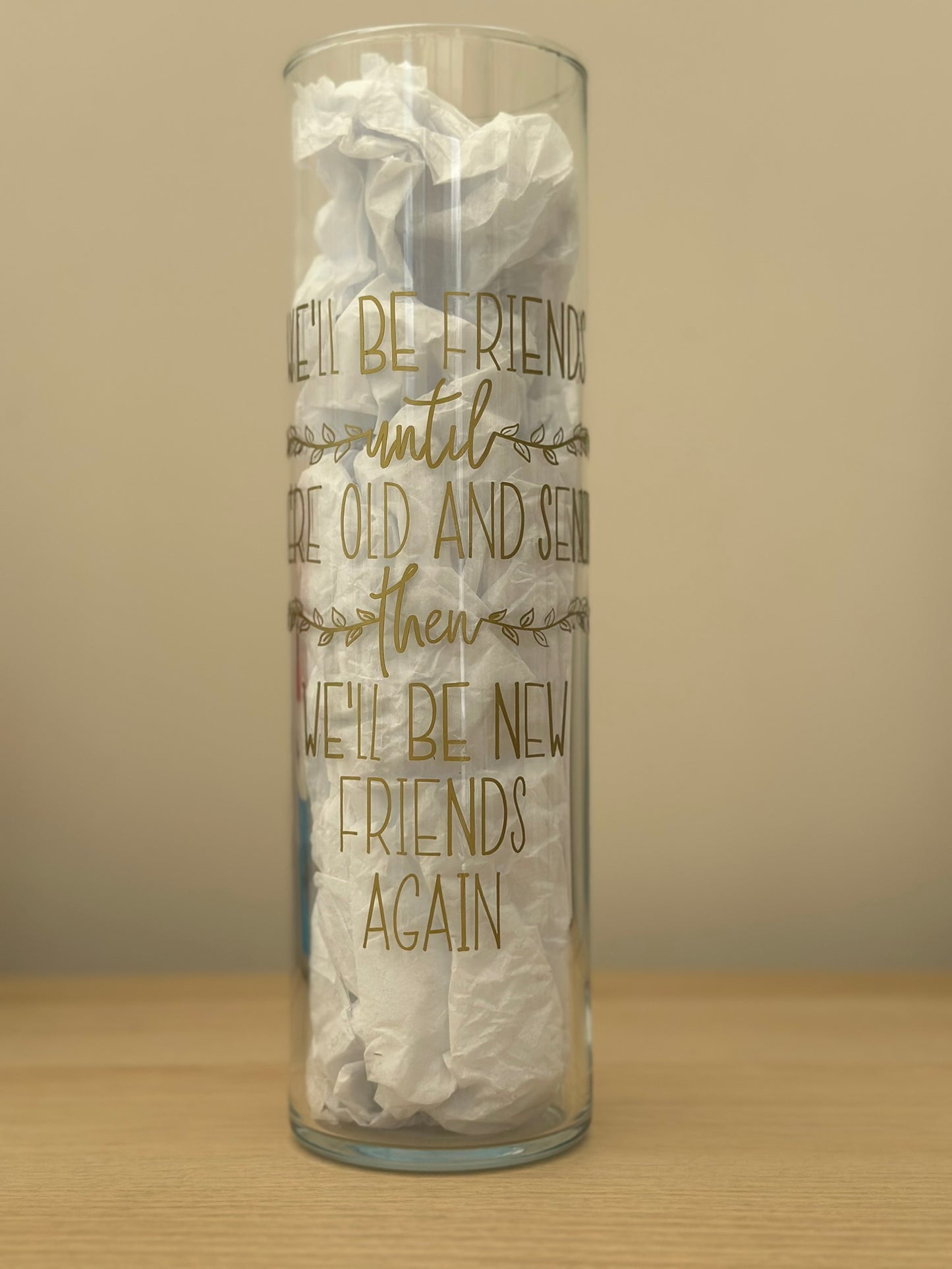 Old/New Friends Vase Gold