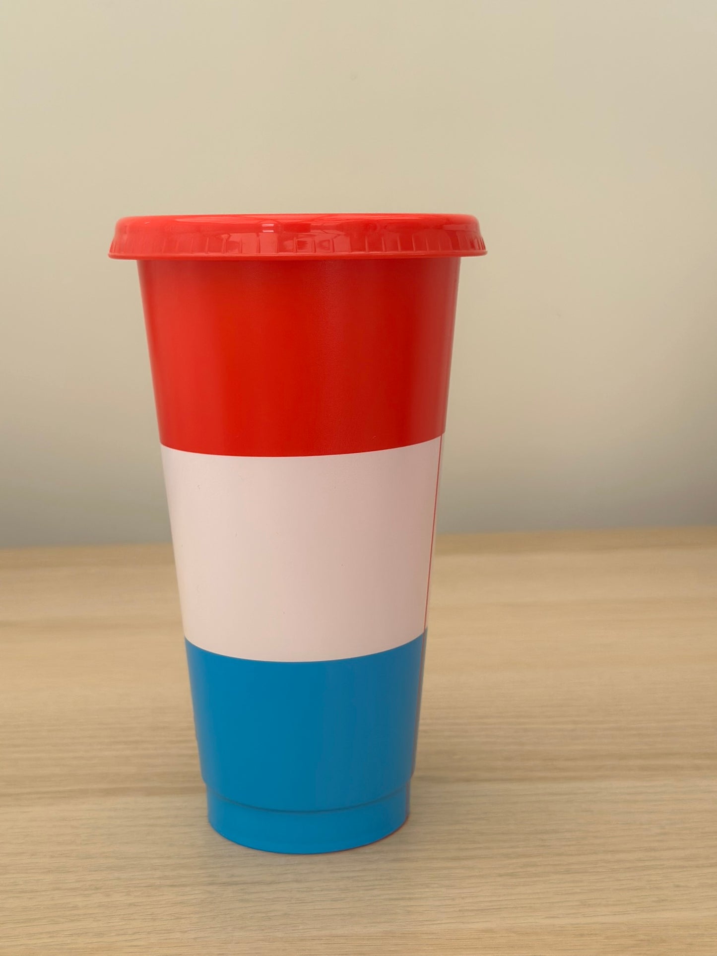 Red White & Blue 'P' Cold Cup