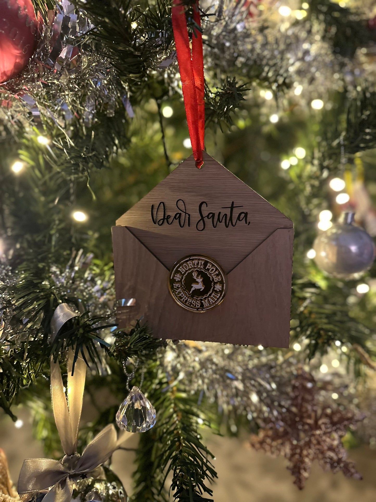 Dear Santa Envelope Ornament