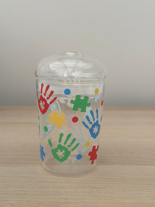 Different Not Less Glass Dome Cup