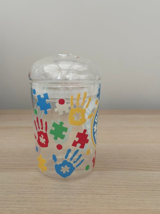 Different Not Less Glass Dome Cup