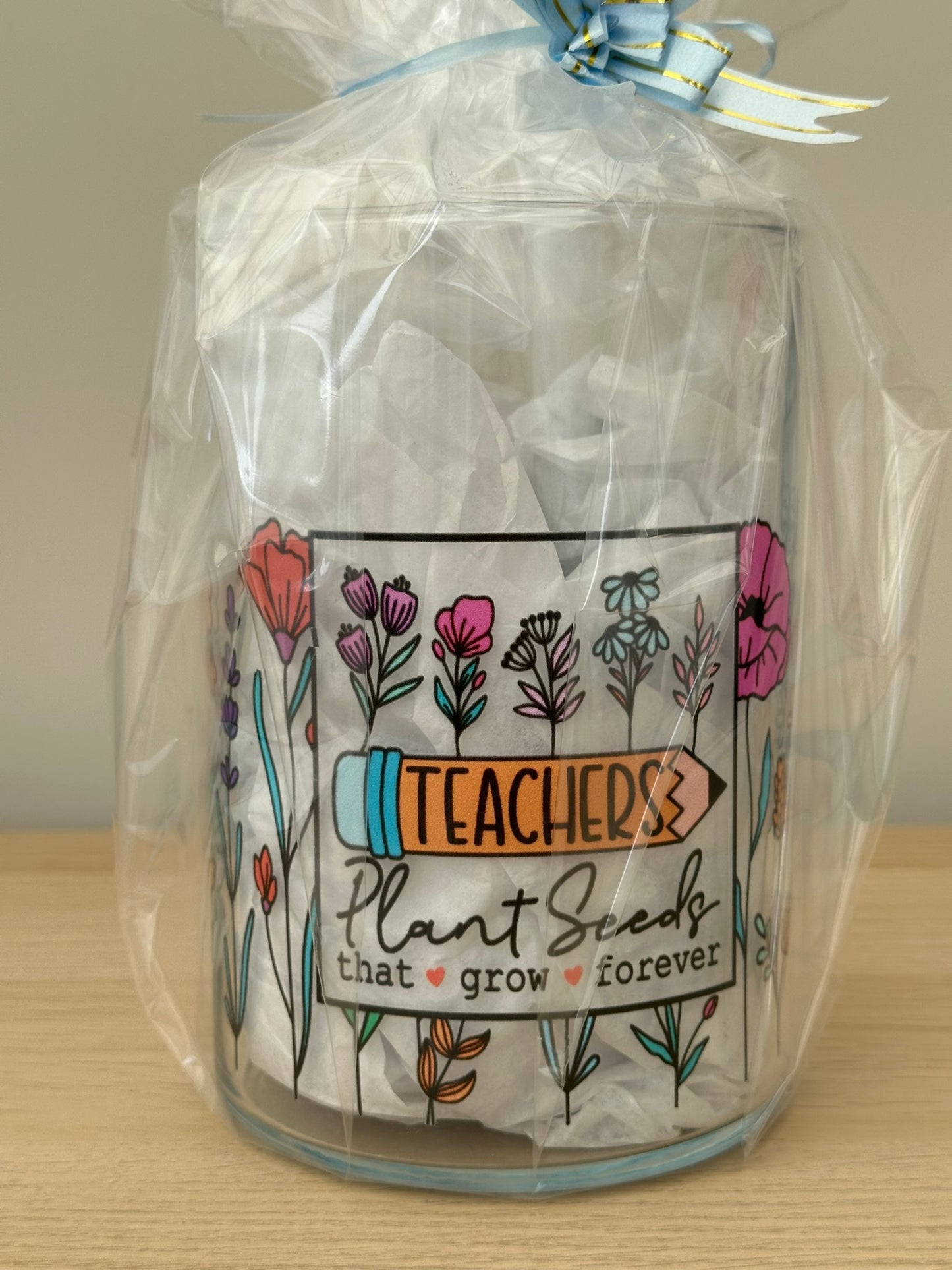 Teacher Vase Pencil design