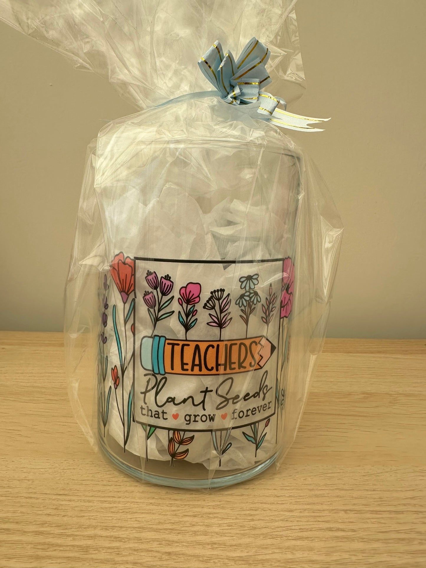 Teacher Vase Pencil design