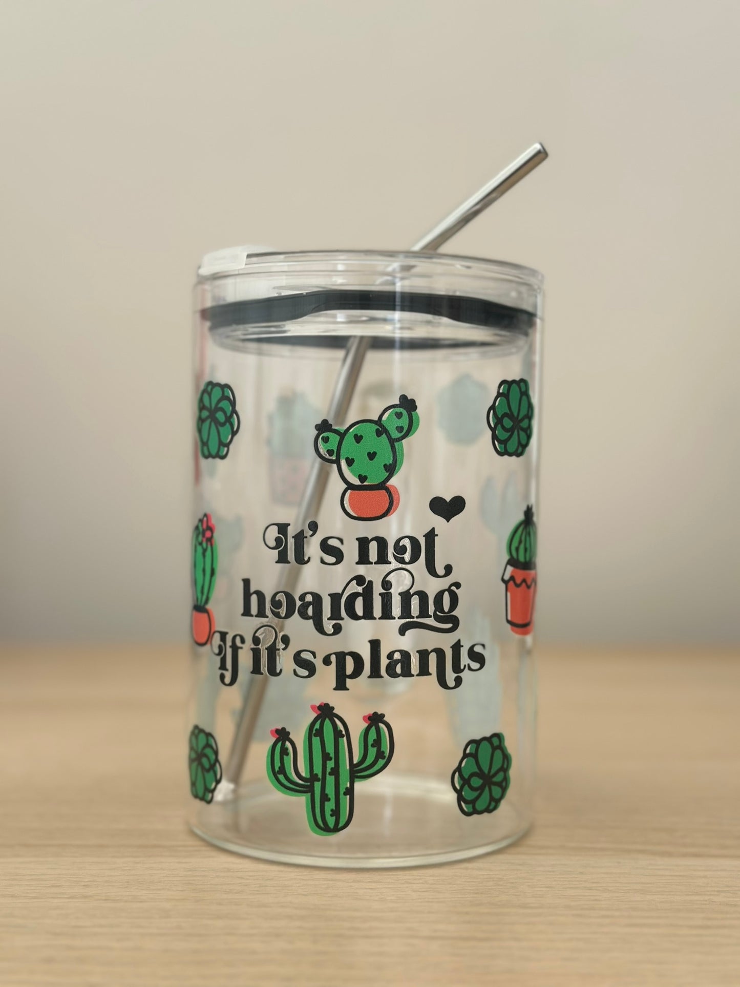 Plants Glass Cup