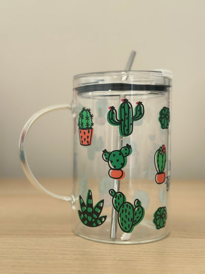 Plants Glass Cup
