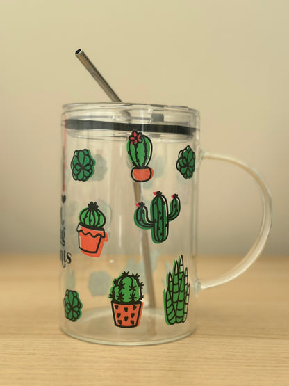 Plants Glass Cup