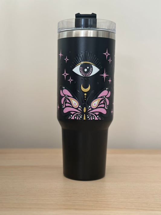 Black Eye and Butterfly Cup