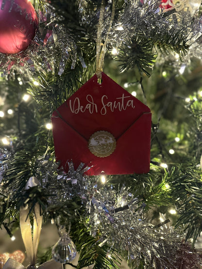 Dear Santa Envelope Ornament