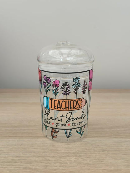 Teacher Glass Dome Cup