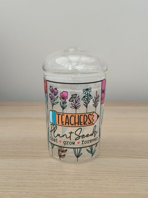 Teacher Glass Dome Cup